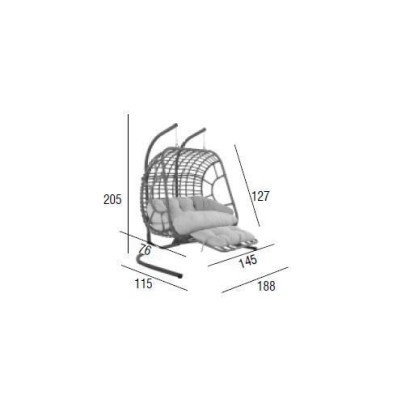 Hanging basket swing garden chair hanging chair hanging swing armchair hanging chair