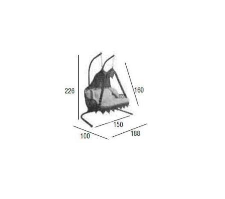 Swing armchair hanging basket hanging swing hanging chair garden chair hanging chair
