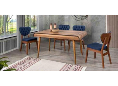 Modern Furniture Dining room Set Suite Seat Dining set Dining table Upholstery 5pcs.
