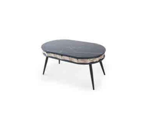 Garden furniture sofa set table stool armchair veranda seating group n 4 pieces.