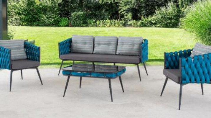 Terrace Suite Luxury Sofa set Three-seater Two-seater Coffee table