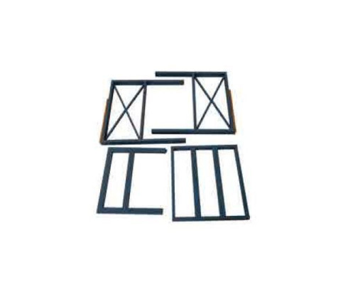 Modern Gray Garden Furniture Suite Armchair Stool Table Porch 4pcs. set