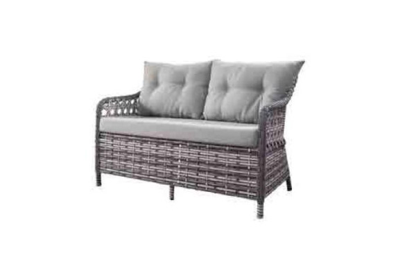Modern garden furniture luxury sofa set table stool armchair seating group