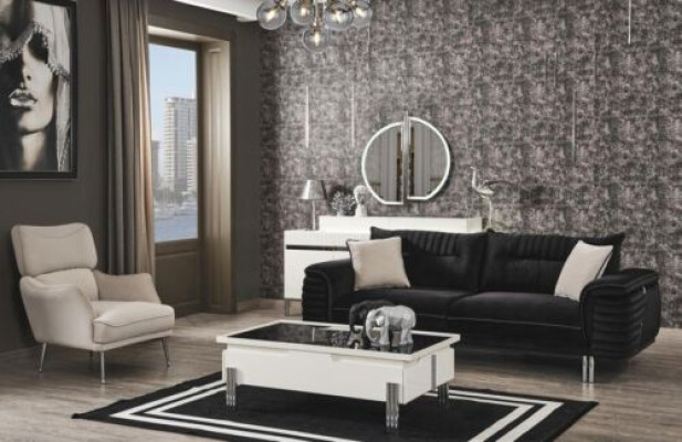 Classic r Three Seater Sofa Couch Upholstery Furniture Living room 3 Seat