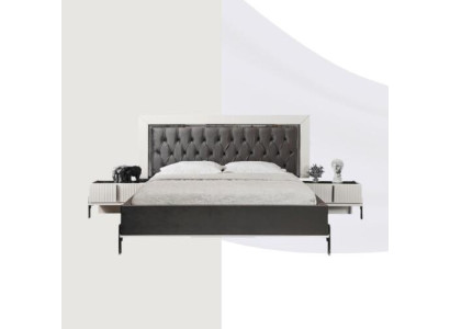 stainless steel Luxury Bed Wood Beds Chesterfield Italian Style Luxury