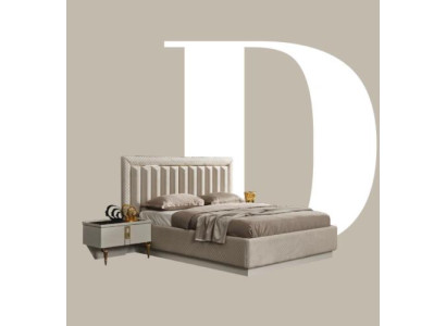 Beds Bedroom Luxury Furniture Bed frame Design Upholstered bed White