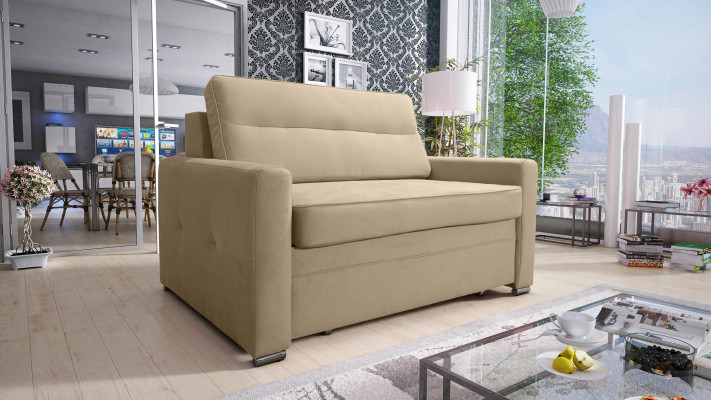 Design Couch Fabric Chesterfield Armchair 1.5 Seater Upholstery Sofas Lounge Club
