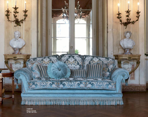 Luxury sofa set suite three-seater two-seater armchair set 4 pieces