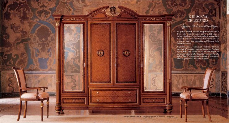 Wardrobe Cabinets Clothes Brown Bedroom Wood Furniture Wardrobe Luxury new