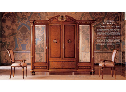 Wardrobe Cabinets Clothes Brown Bedroom Wood Furniture Wardrobe Luxury new