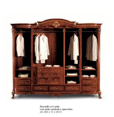 Wardrobe Cabinets Bedroom Wood Furniture Wardrobe Brown Big