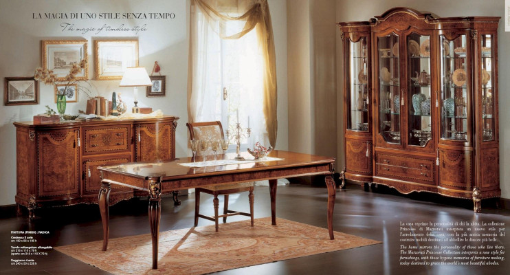 Display case Cabinets Luxury Brown Big Showcases Wardrobe Wood Living room
