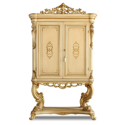 Home bar bar cabinet bar luxury wine rack wine cabinet wardrobe beige wood