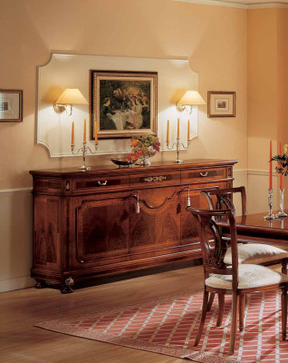 Luxury Sideboard Cabinets Chests of drawers Living room Wood Furniture