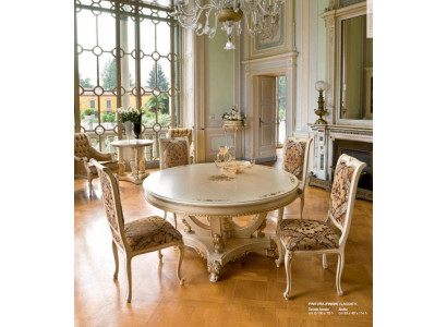 Suite dinette Dining room Dining table Chair Table Round Set 5tlg Group