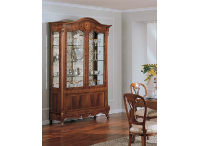 Display case Cabinets Brown Luxury Living room Wardrobe Wood Glass