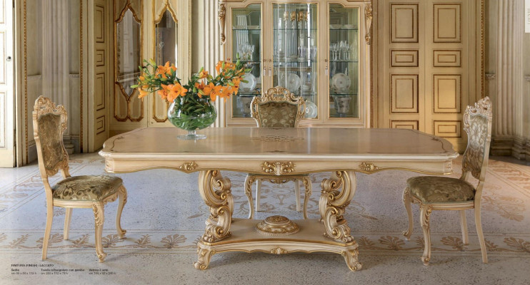 Luxury Dining table Dining room table Dining corner Table Dining room Wood Beige