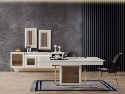 Table Dining room table Dining table Dining room Wood Tables Dining Luxury Furniture new