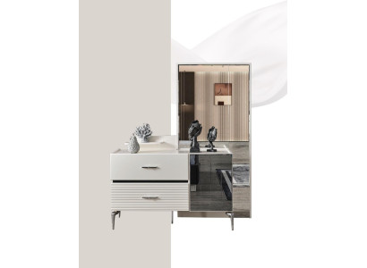 Chest of drawers with Mirror Living room Chest of drawers Drawers Sideboard Design