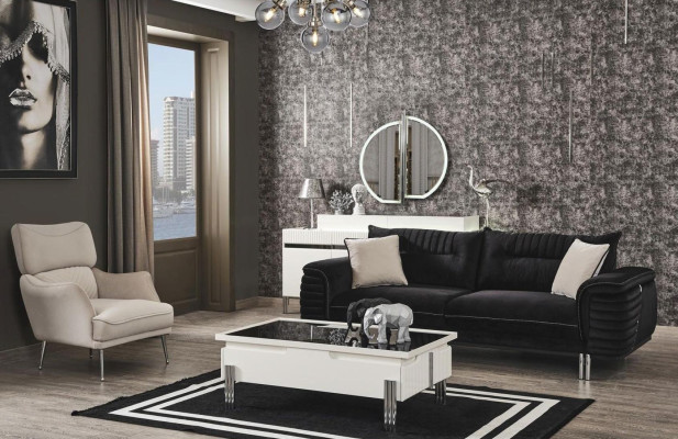 Design Upholstery Armchair Textile Living room Couch Relax new Modern Armchair
