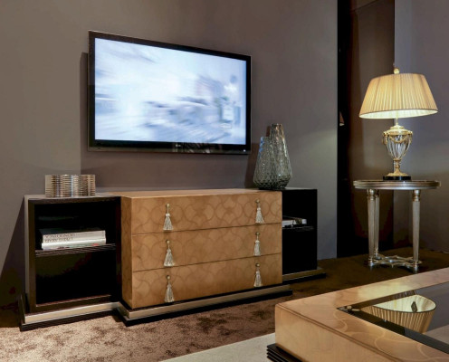 TV-cabinet Chest of drawers TV Stand Sideboard Lowboard Modern Brown Living room