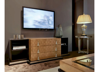 TV-cabinet Chest of drawers TV Stand Sideboard Lowboard Modern Brown Living room