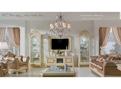 TV-Lowboard TV-cabinet Table Lowboard Sideboard Tables Wood Beige Living room