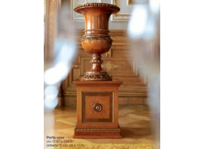 Flower stand flower column hanging basket flower stand flower stand brown