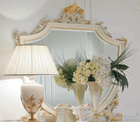 Wall mirror Mirror Luxury Gold Baroque Bedroom Design