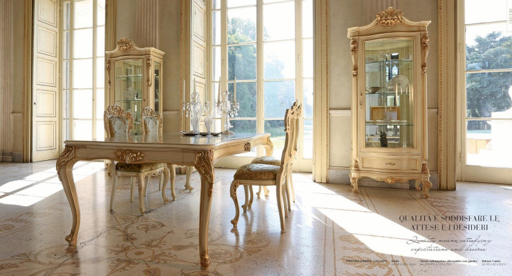 Dining table Dining room table Big Table Extendable Dining room Wood Beige