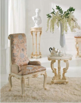 Luxury Dining room chair Chair Dining room Armchair Seater Chairs Wood Beige