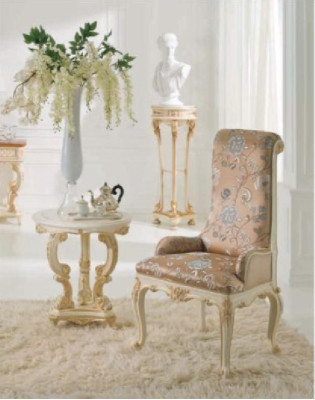 Luxury Dining room chair Chair Dining room Armchair Seater Chairs Wood Beige