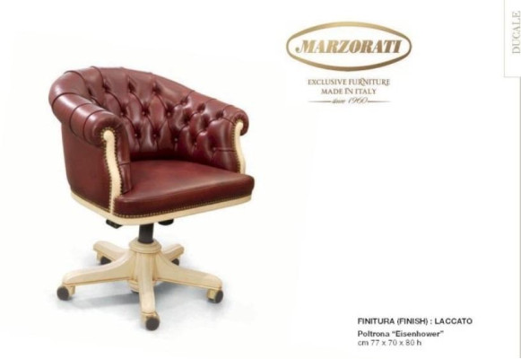 Swivel chair executive chair armchair luxury office swivel chairs Chesterfield red