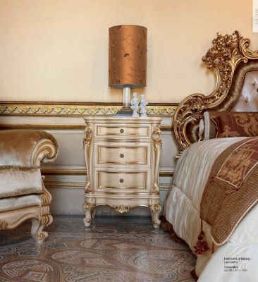 Bedside tables Bedside table Consoles Side Table Bedroom Wood Beige Luxury new