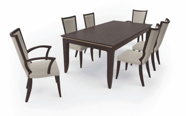Chair without Armrests Dining room chair Kitchen chair Wood Fabric Gray