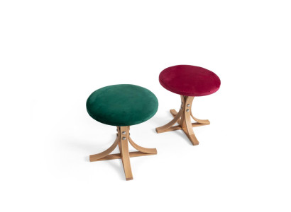 Designer 2x Stool Complete Furnishings Modern Living room Luxury Furniture