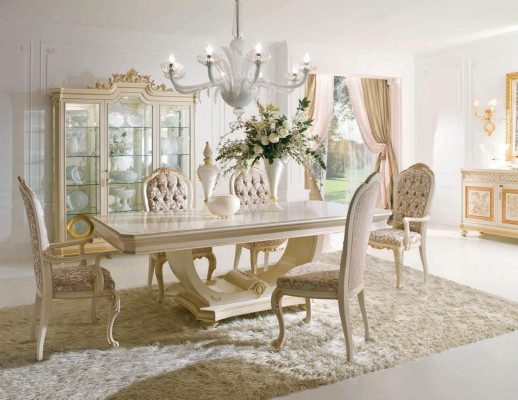 Luxury Dining room chair Chair Dining room Armchair Seater Beige Chairs Wood