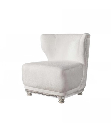 exclusive r White Upholstered Armchair Modern Living room Furniture Armchair