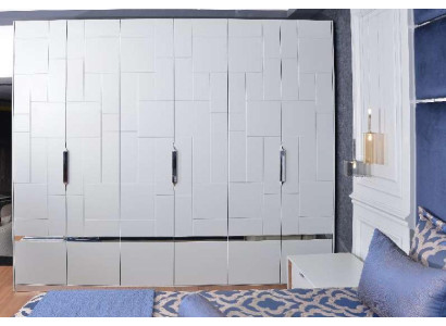 Wardrobe White Wardrobe Bedroom Wooden Cabinet Modern Furniture