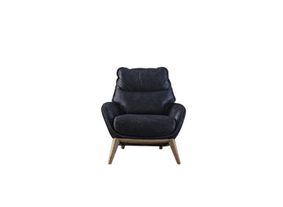 Luxury Armchair Modern Design Living room furniture Black color style