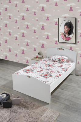 Childrens room Bed Youth Room Wood Bedroom Beds White Furniture new
