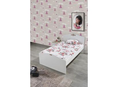 Childrens room Bed Youth Room Wood Bedroom Beds White Furniture new