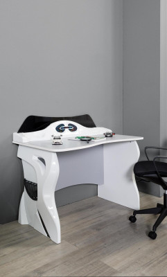 Childrens room Designer Furniture Desk Modern Youth Room Luxury