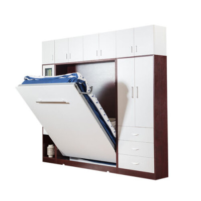 Wardrobe Bed Closet Beds Wall unit Bedroom Guest Room Furniture Shelf