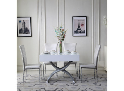 Dining table & Coffee table 2in1 Adjustable coffee table table for dining room tables