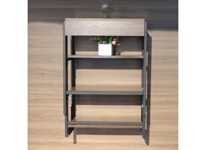 Multifunction Space Saving Furniture Dining Table Table Shelf 2in1 Kitchen Tables Wood