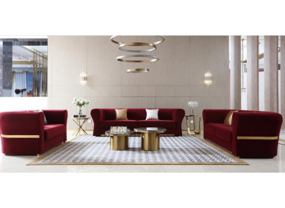 Coffee table Round Luxury Living room Table Coffee table Design Tables Style Furniture 2pcs