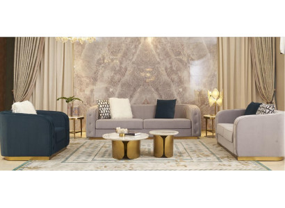 Luxury Hotel Furniture Seater Sofa set Upholstery Furniture Living room Three Seater Couch