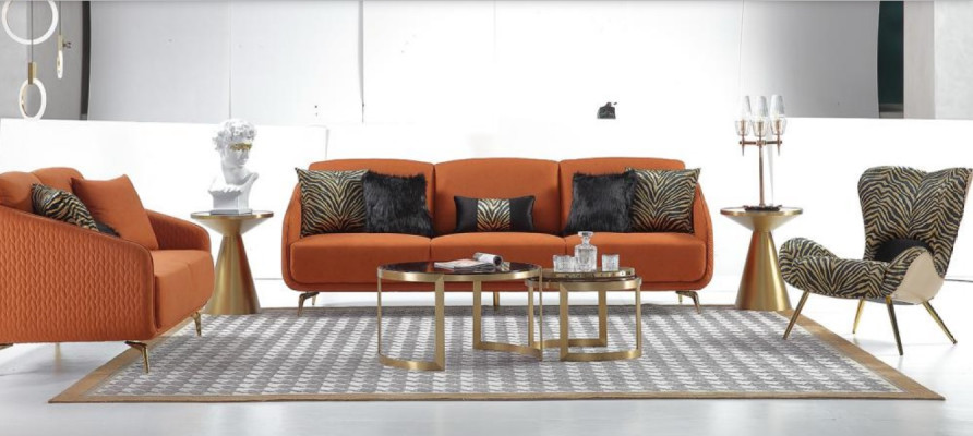 Living room 2x Coffee table Round Luxury Table Coffee table Design Tables Style Furniture