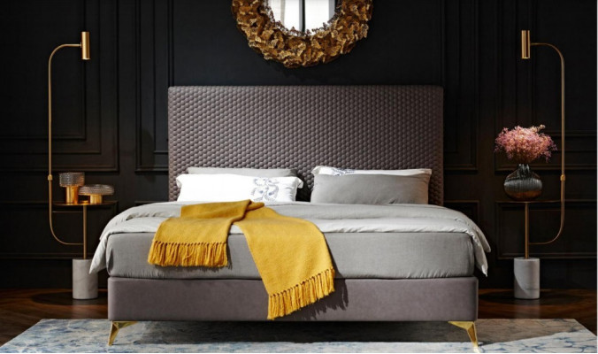 Design Luxury Luxur Upholstered bed Design bed Leather Beds Marriage bed Double bed Bed